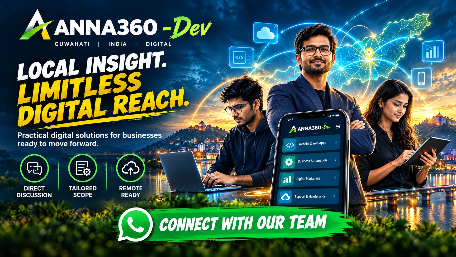 ANNA360 -Dev digital services poster